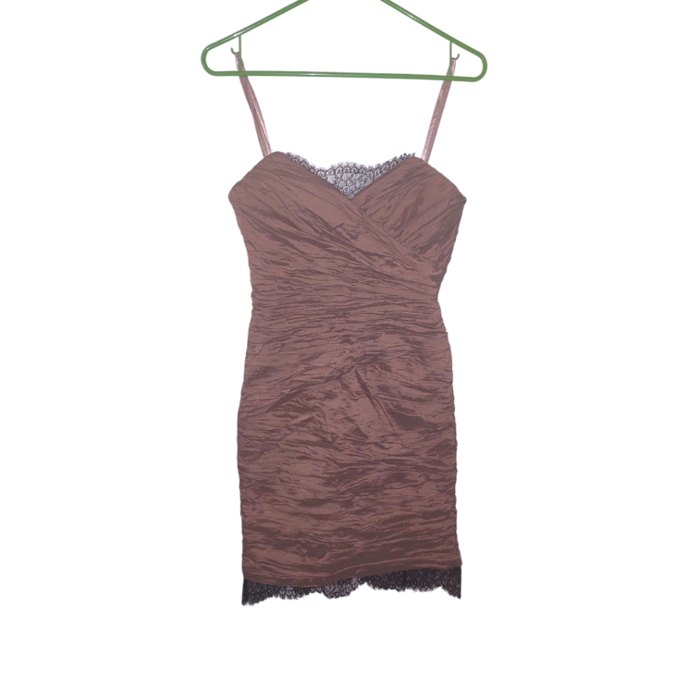 BCBG MaxAzria | Strapless Lace Dress